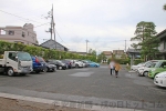 笠間稲荷神社 参拝者用駐車場別角度からの様子