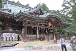 筑波山神社 御祈祷の執り行われる本殿（拝殿）の様子