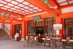 千葉神社 御社殿1階賽銭所の様子
