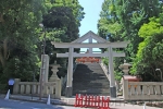 日枝神社 表参道側の鳥居と階段の様子