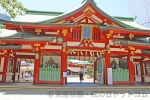 日枝神社 神門の様子