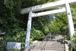 塩竈神社 境内の階段の様子