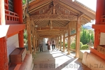 吉備津神社 南随神門と廻廊入口の様子（その1）