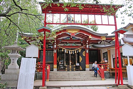 居木神社 御祈祷を執り行う本殿の様子