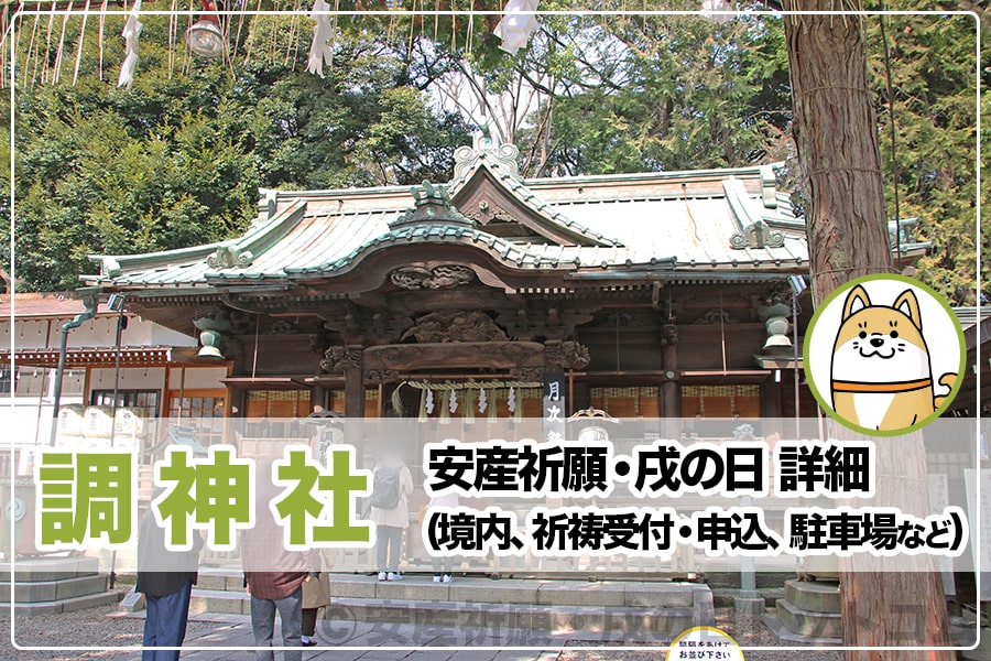 調神社 つきじんじゃ 埼玉県さいたま市 安産祈願 戌の日 詳細 境内 祈祷受付 申込 駐車場など